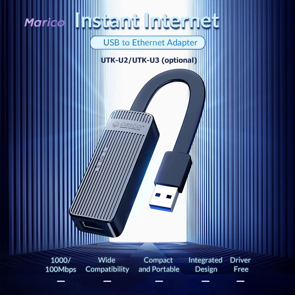 Ma-Orico Usb 2.0 3.0 Sang Rj45 Ethernet Adapter 100mbps 1000mbps