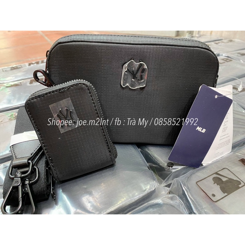 Túi MLB Mini Nylon Ripstop New York Yankees Black