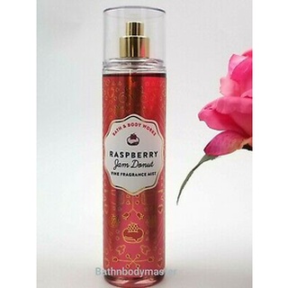 Xịt thơm lưu hương toàn thân bath and body works - raspberry jam donut 236ml