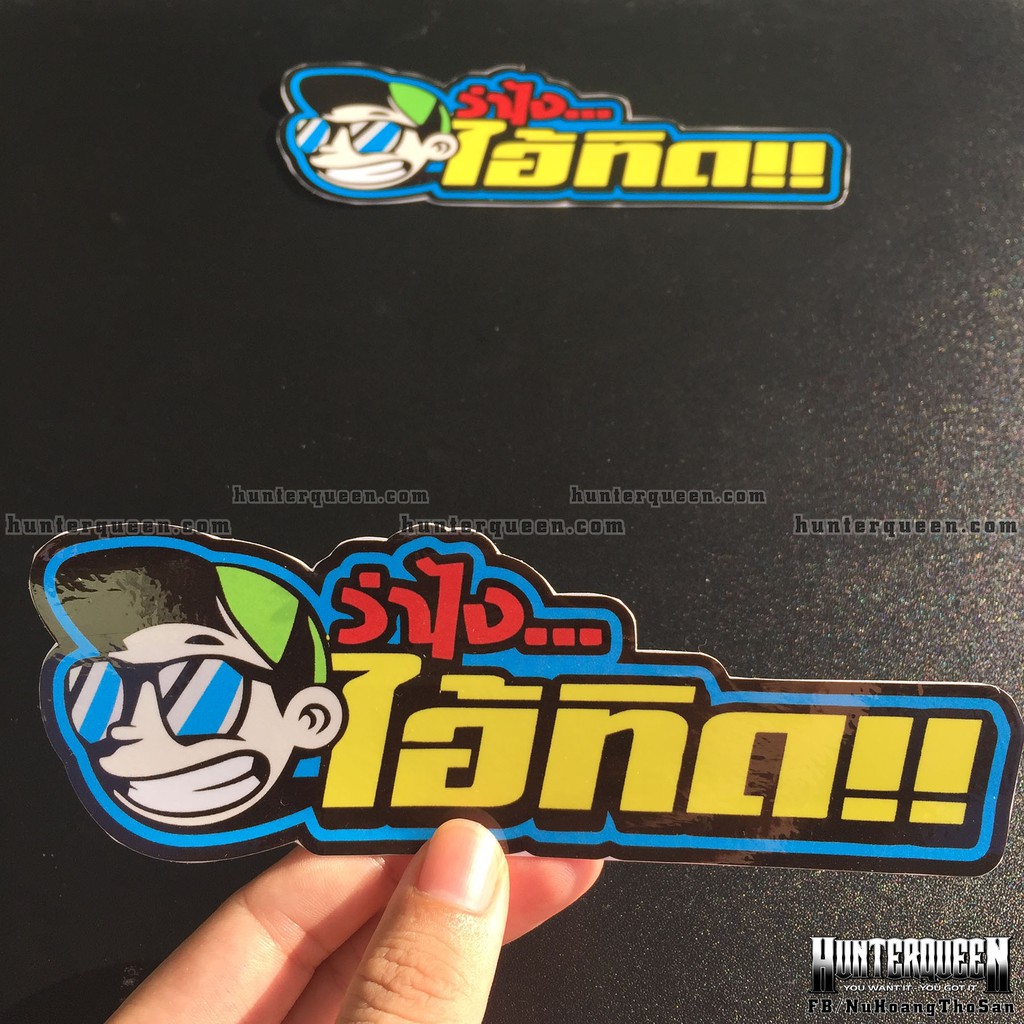 Logo 7 màu. Sticker hình dán chống nước dán xe máy, vali, nón bảo hiểm, laptop