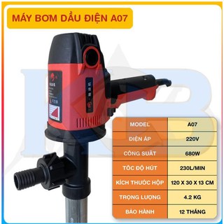 Bơm dầu nhớt điện 220V 680W (A07)