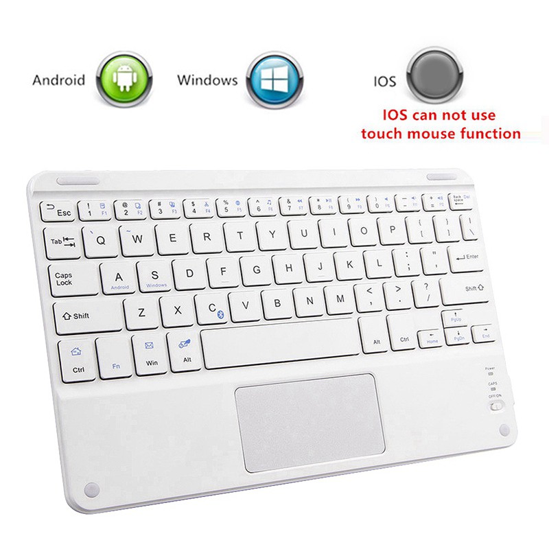 Bàn Phím Không Dây Có Cảm Ứng Cho Ios Windows Android (7 Inch) | BigBuy360 - bigbuy360.vn