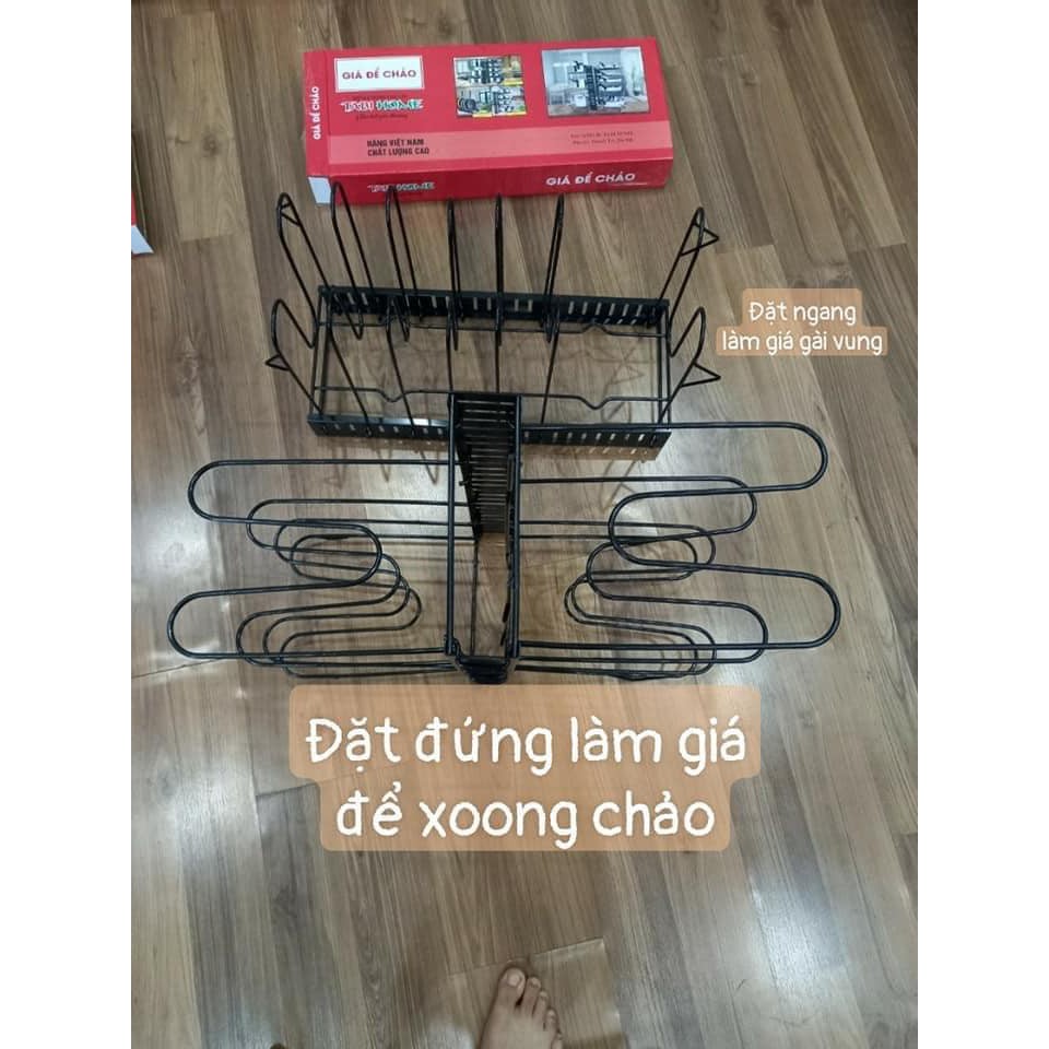 KỆ ĐỂ XOONG CHẢO NHÀ BẾP TABIHOME SIÊU GỌN NHẸ