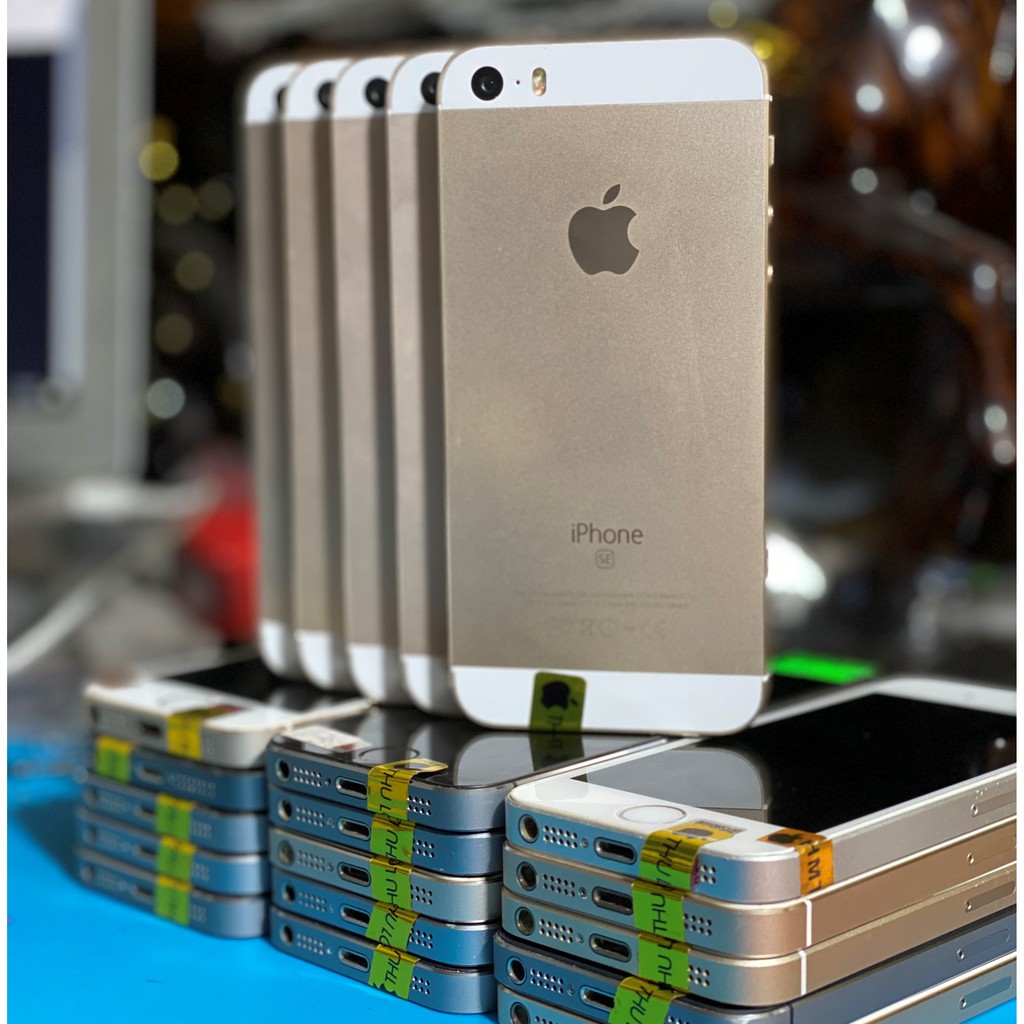 Điện thoại iPhone 5SE bản quốc tế chính hãng ép bồ hàng đẹp như mới đầy đủ màu sắc và bộ nhớ giao hàng toàn quốc free