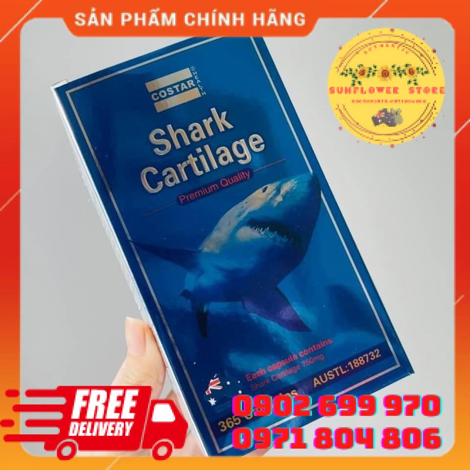 Viên uống sụn vi cá mập shark cartilage 750mg của Úc loại 365 viên