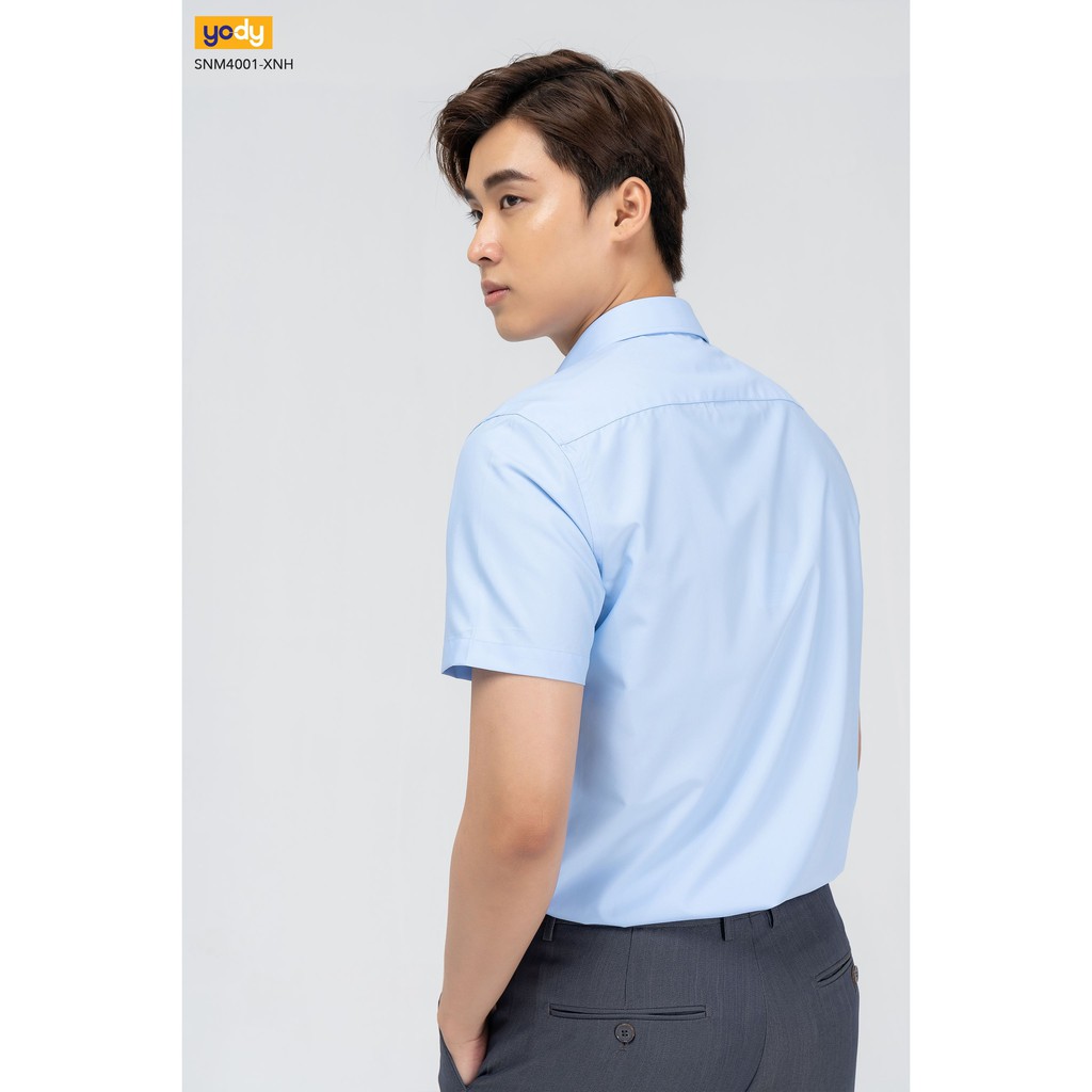 Áo Sơ Mi Nam YODY Tay Ngắn Slimfit VảI Nến Classic Chất Liệu Cao Cấp Dáng Công Sở Mã SP SNM4001 | BigBuy360 - bigbuy360.vn
