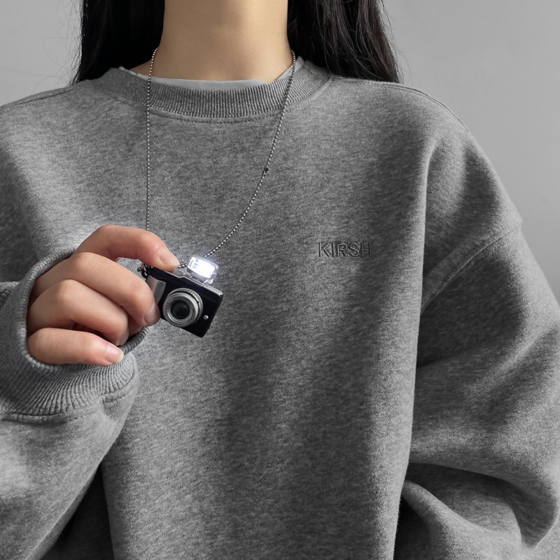 Dây chuyền 19003 mặt máy ảnh flash SLR retro thời trang hip hop cá tính dễ phối với áo sweater