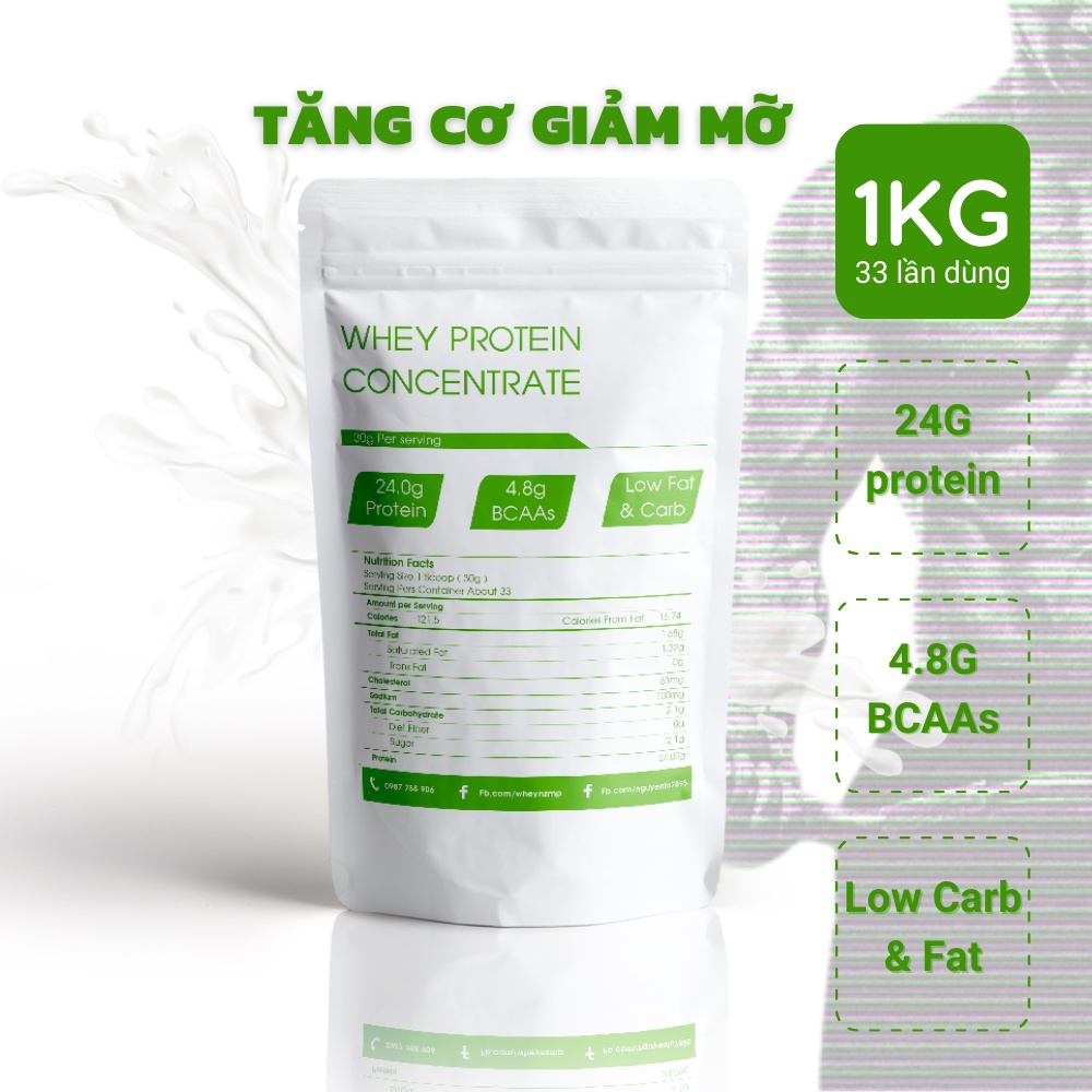 Whey Protein Concentrate NZMP 80% Protein - Sữa tăng cơ tăng cân giảm mỡ