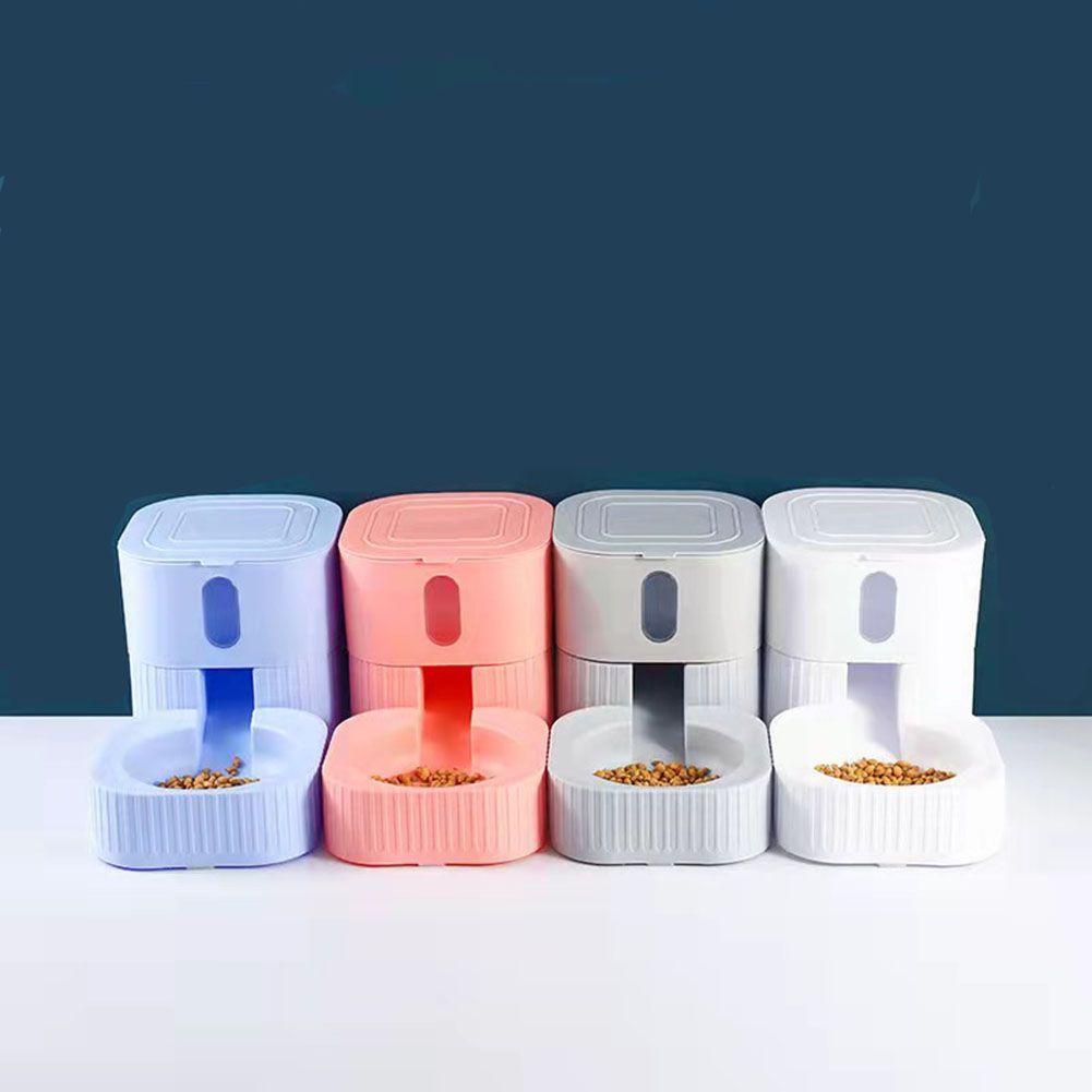 ZAIJIE24 Hộp Đựng Thức Ăn Tự Động Cho Thú Cưng