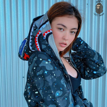 [Best Quality] Áo Jacket Bape Shark Galaxy 2 mũ, Hoodie Bape fullzip, chất Cotton, 2 màu Dark Galaxy và White Galaxy