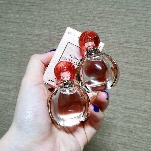 Nước hoa nữ BVL ROSE GOLDEA mini 5ml