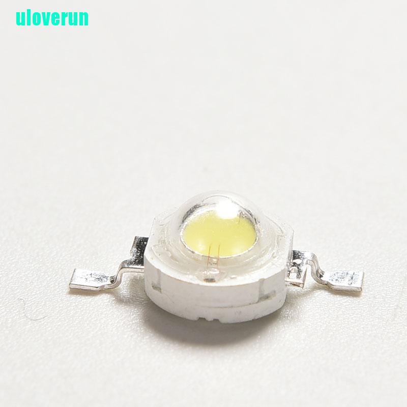 Uloverun 10 Cái 1W Đèn LED SMD Trắng Tinh Khiết