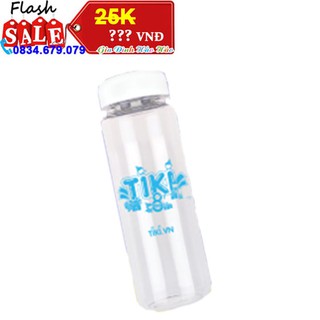 S1053006 -  BÌNH NƯỚC NHỰA NẮP TRẮNG 400ML - HÀNG QUÀ TẶNG