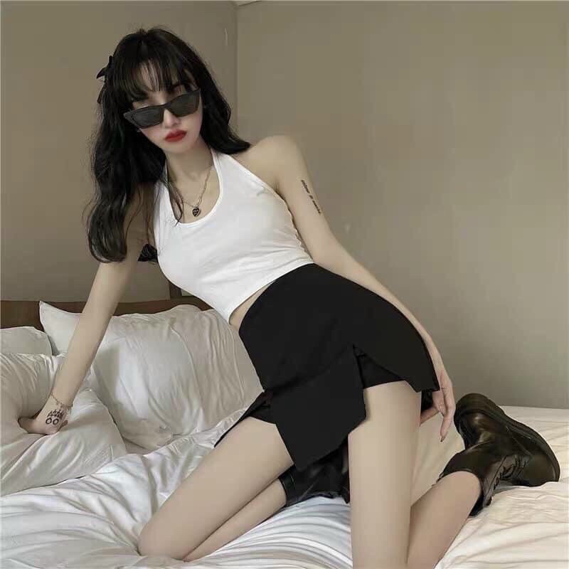 chân váy xẻ lệch 2 bên siêu hót có quần trong | BigBuy360 - bigbuy360.vn