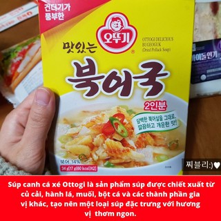 Súp canh cá xé OTTOGI Hàn Quốc hộp 34gr