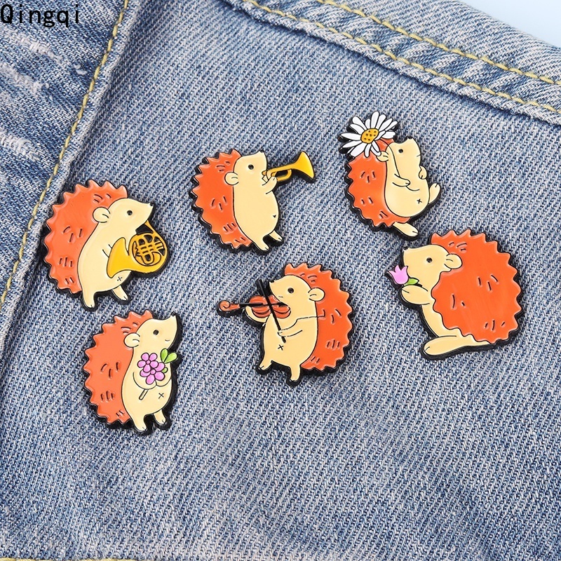 Trâm cài áo MISS ZOE hình nhím hoạt hình dễ thương