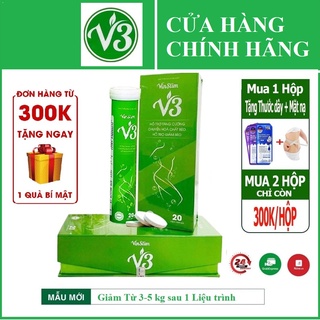 Vin slim v3 Viên Sủi giảm cân nhanh cấp tốc detox giảm béo an toàn không phải thuốc giảm cân