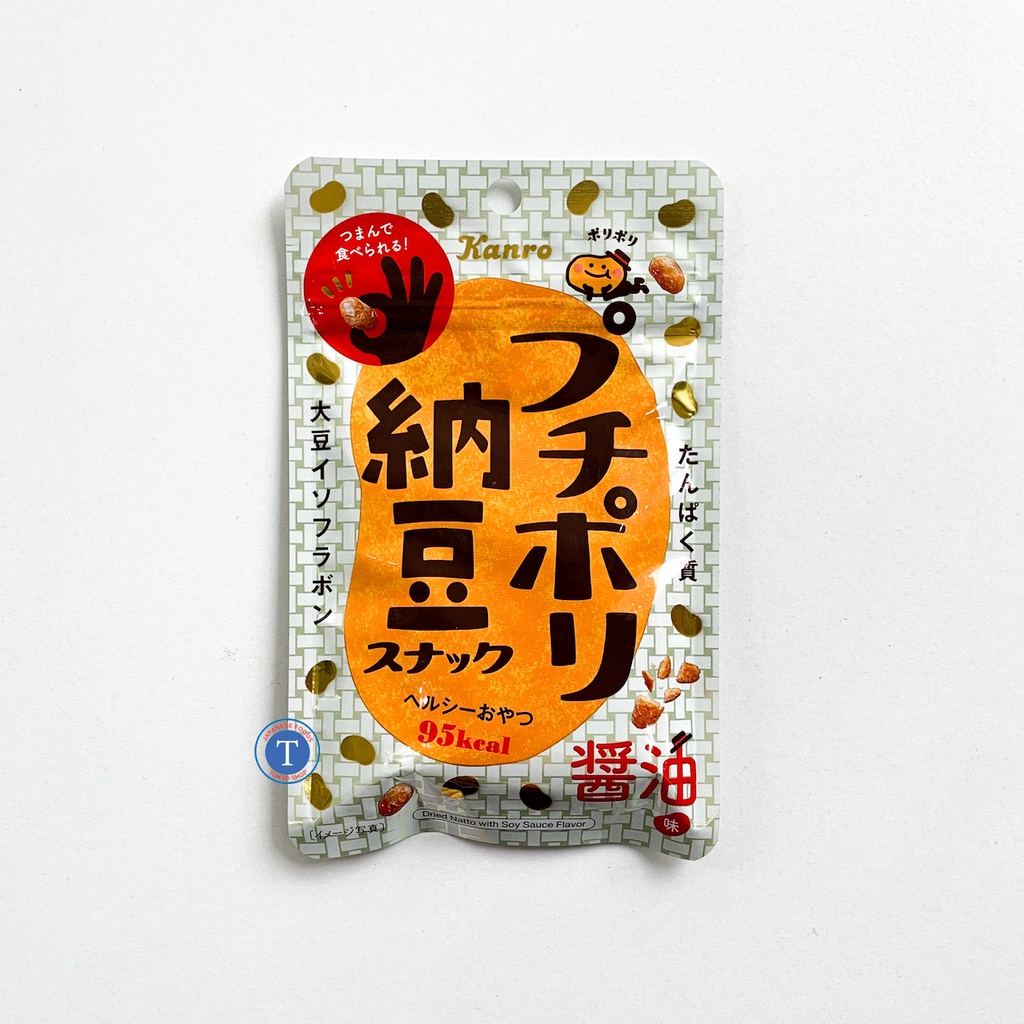 Đậu Nành Vị Nước Tương Kanro Natto Snack Soy Sauce 20 Gr (Gói)