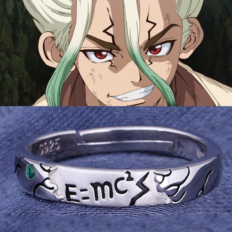 Nhẫn Dr.Stone Tiến sĩ đá Senku Ishigami anime chibi phụ kiện cosplay