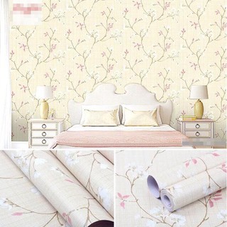 Combo 10m decal dán tường nhành anh đào hồng (khổ 45cm)