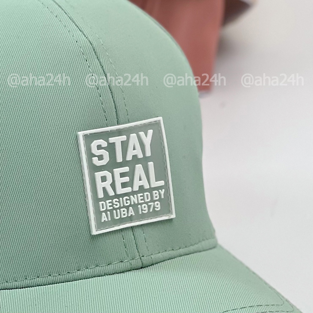 Mũ lưỡi trai thêu tem STAY REAL thời trang nón kết unisex nam nữ đẹp AH1658