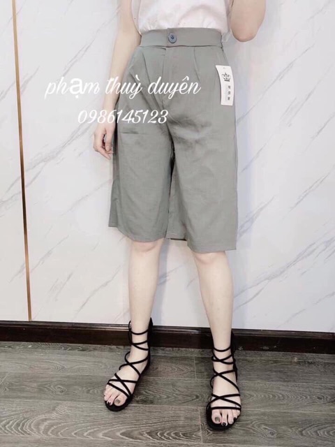 Quần Ngố đũi ống rộng (#082)