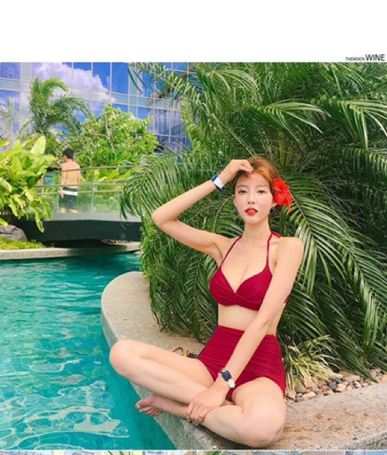 Bikini Hai Mảnh Cạp Cao Quảng Châu Chất Đẹp 2 dây | BigBuy360 - bigbuy360.vn