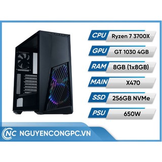 Bộ Máy Tính AMD Ryzen 7 3700X | RAM 8GB | GTX 1030 4GB (Tặng bàn phím Motospeed K87 Rainbow : 650K)