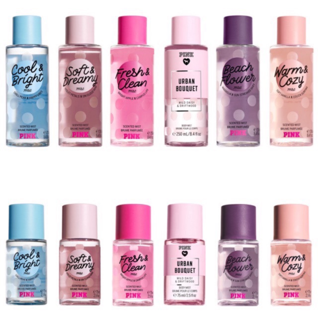 🤎 𝐁𝐨𝐝𝐲𝐦𝐢𝐬𝐭𝐯𝐧 - Xịt thơm Body Mist Pink Victoria Secret dòng mới nhất - 30ml 🤎