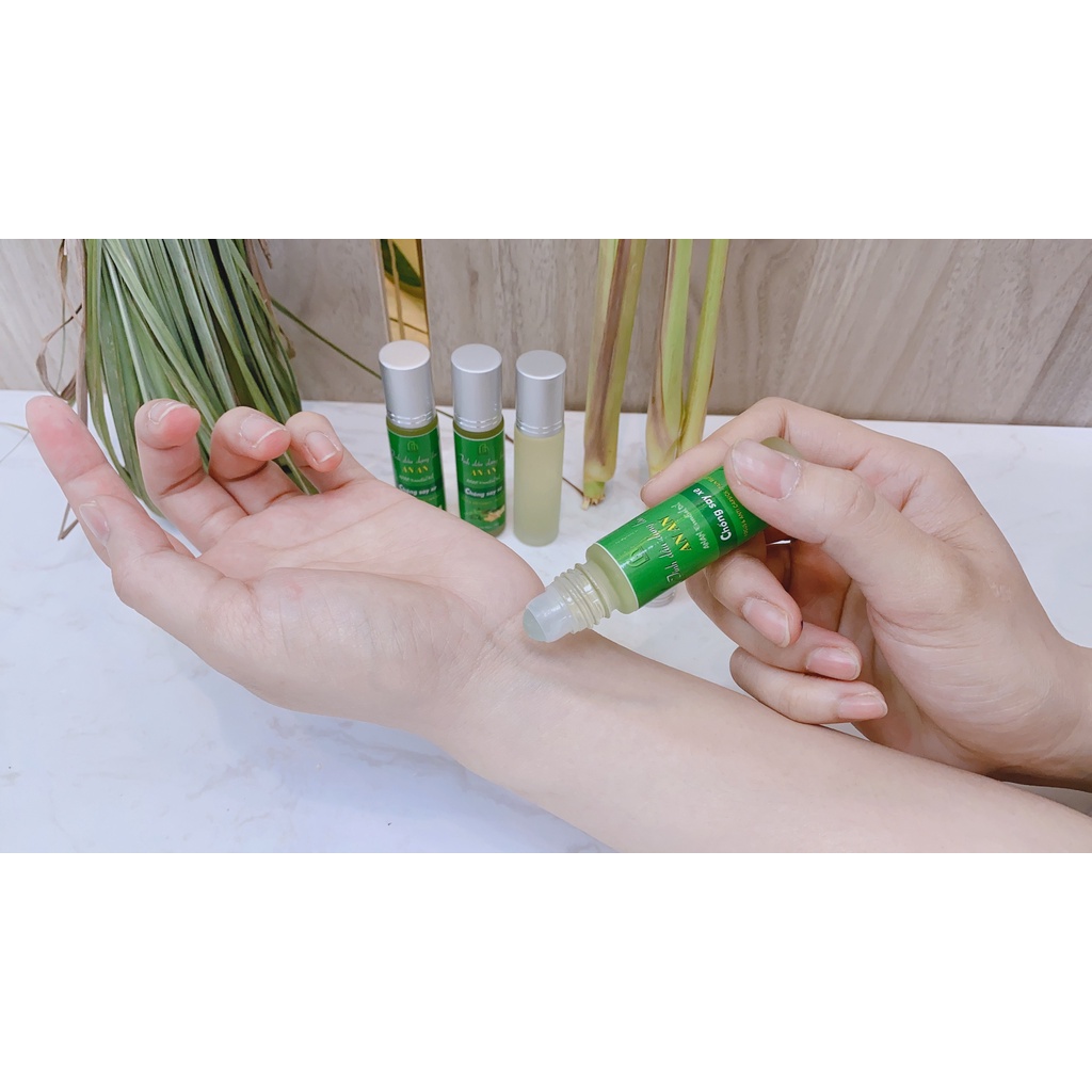 Tinh dầu lăn chống say xe, đuổi muỗi dạng chai lăn bi An An 10ml | BigBuy360 - bigbuy360.vn