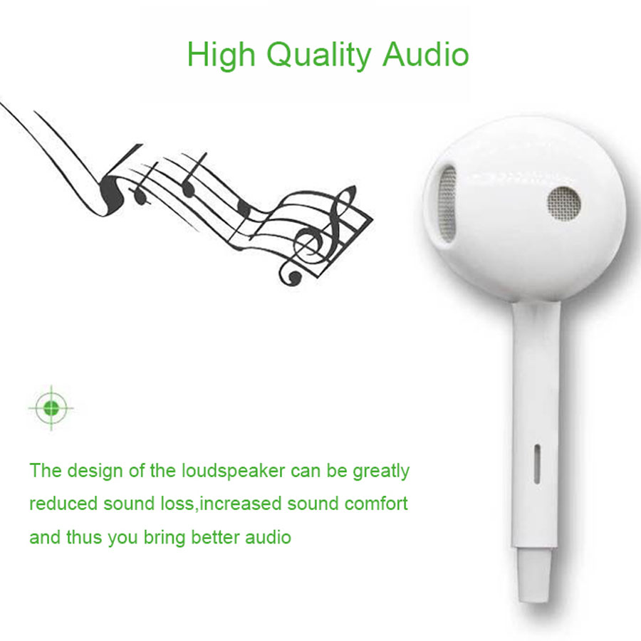 Tai nghe nhét tai OPPO jack 3.5mm có micro và nút điều chỉnh âm lượng