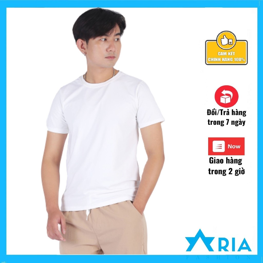 Áo phông nam tay ngắn BASIC MAN vải cotton bông cổ tròn form rộng thoáng mát - APN BM 001