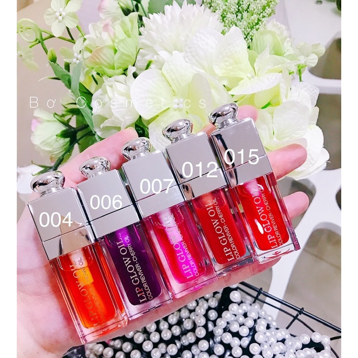 Son dưỡng môi Dior oil lip glow FULSIZE 001 - 004 - 007 - 012