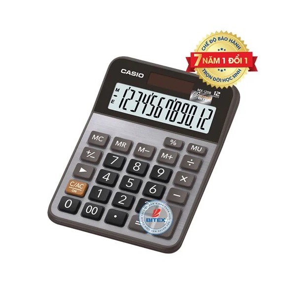 Máy tính Casio MX-120B - Chính hãng Casio - Bảo hành 7 Năm