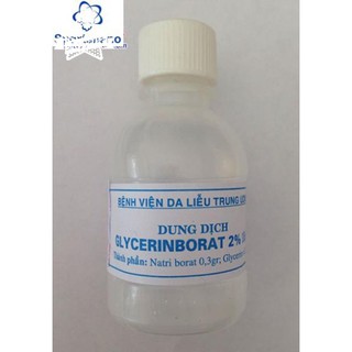 Glycerin borat tưa lưỡi
