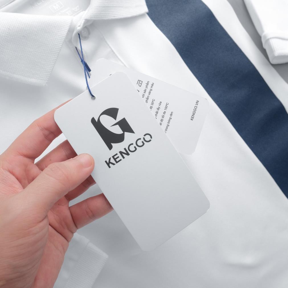 Áo Polo nam cổ bẻ phối VERTI vải cá sấu Cotton xuất xịn,chuẩn form, sang trọng - thanh lịch - KENGGO