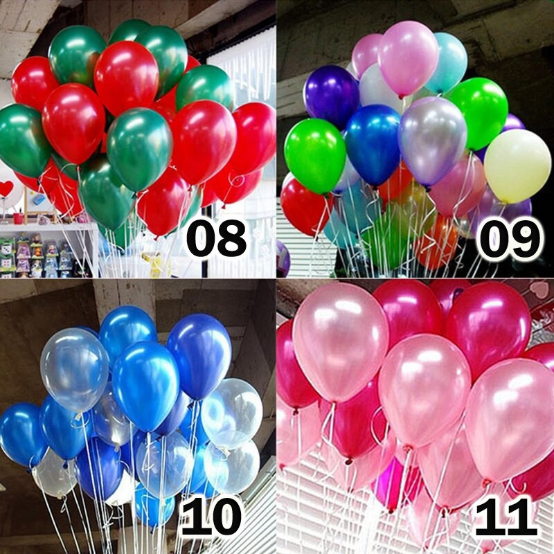 10 bong bóng mix màu tuyệt đẹp phối màu Balloon party Happy birthday wedding 01-20