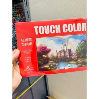 Sổ vẽ Marker khổ B5 TOUCH COLOR 🐻🌸