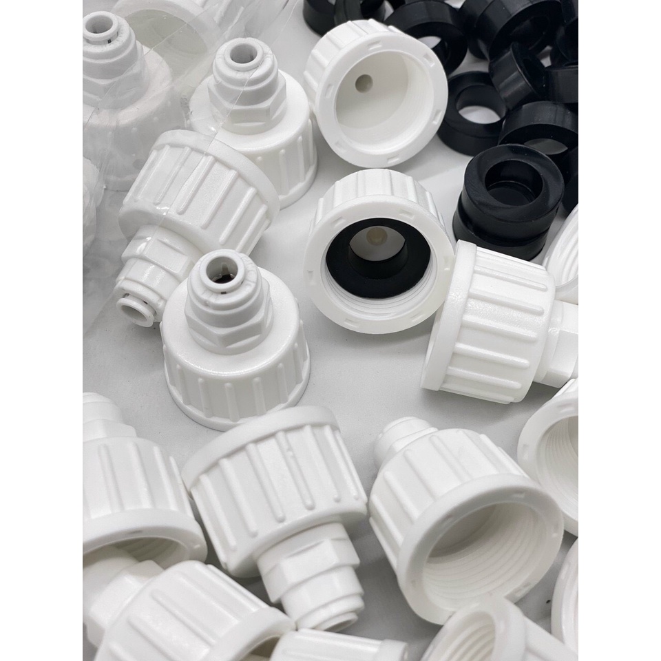 Nối thẳng ren trong 27mm  ra dây 10mm  hoặc ra dây 6