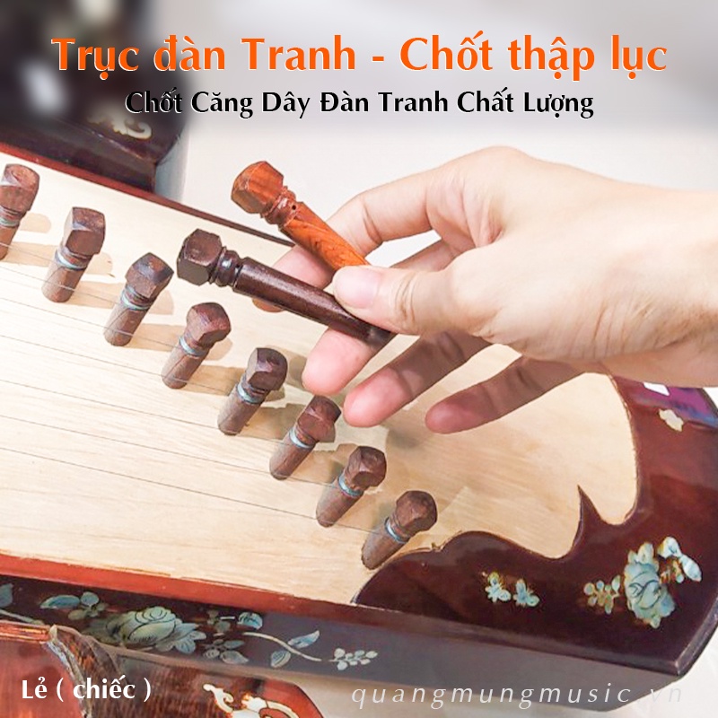 Trục đàn Tranh - Chốt thập lục - Chốt Căng Dây Đàn Tranh Chất Lượng ( Lẻ )