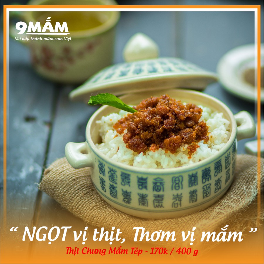 THỊT CHƯNG MẮM TÉP   – Làm từ THỊT SẠCH, KHÔNG mì chính, chất bảo quản