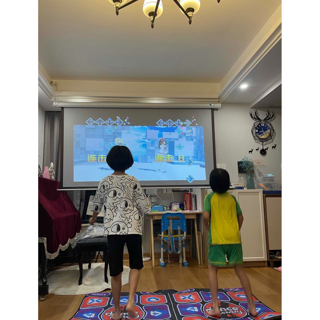 Thảm game cao cấp cổng HDMI kèm các phụ kiện đầy đủ: nhảy audition, yoga, chạy bộ....