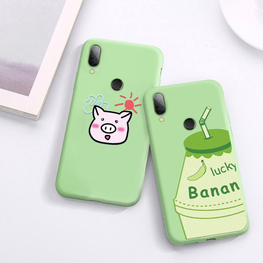 Soft Silicone TPU Case For Xiaomi Redmi 7 Mi9 SE Mi8 Lite Mi6X Cute Cat Pattern Anti-fall Protective Back Cover