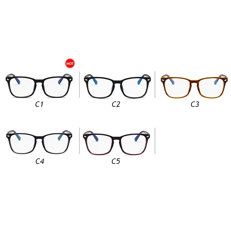 Kính Mát Gọng Mắt Mèo Chống Ánh Sáng Xanh Phong Cách Retro