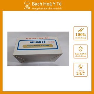 Đè lưỡi gỗ tiệt trùng gói 1 túi 1 chiếc, an phú, hộp=100 chiếc, thùng=500 chiếc