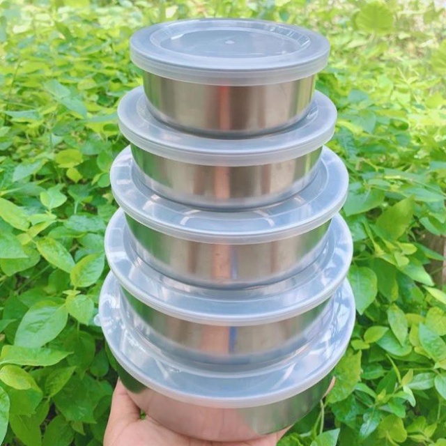 Bộ thố lạnh inox 5 món [ BÁT INOX 5 MÓN ] | BigBuy360 - bigbuy360.vn