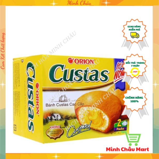 Bánh Custas Orion Kem Trứng 47g Hộp 2 Cái