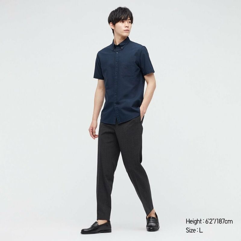 [Thanh Lí Tồn Size L]Áo Sơ Mi Nam Cộc Tay Uniqlo Oxford Vải Thoáng Mát ,Thấm Hút ,Lịch Lãm | BigBuy360 - bigbuy360.vn