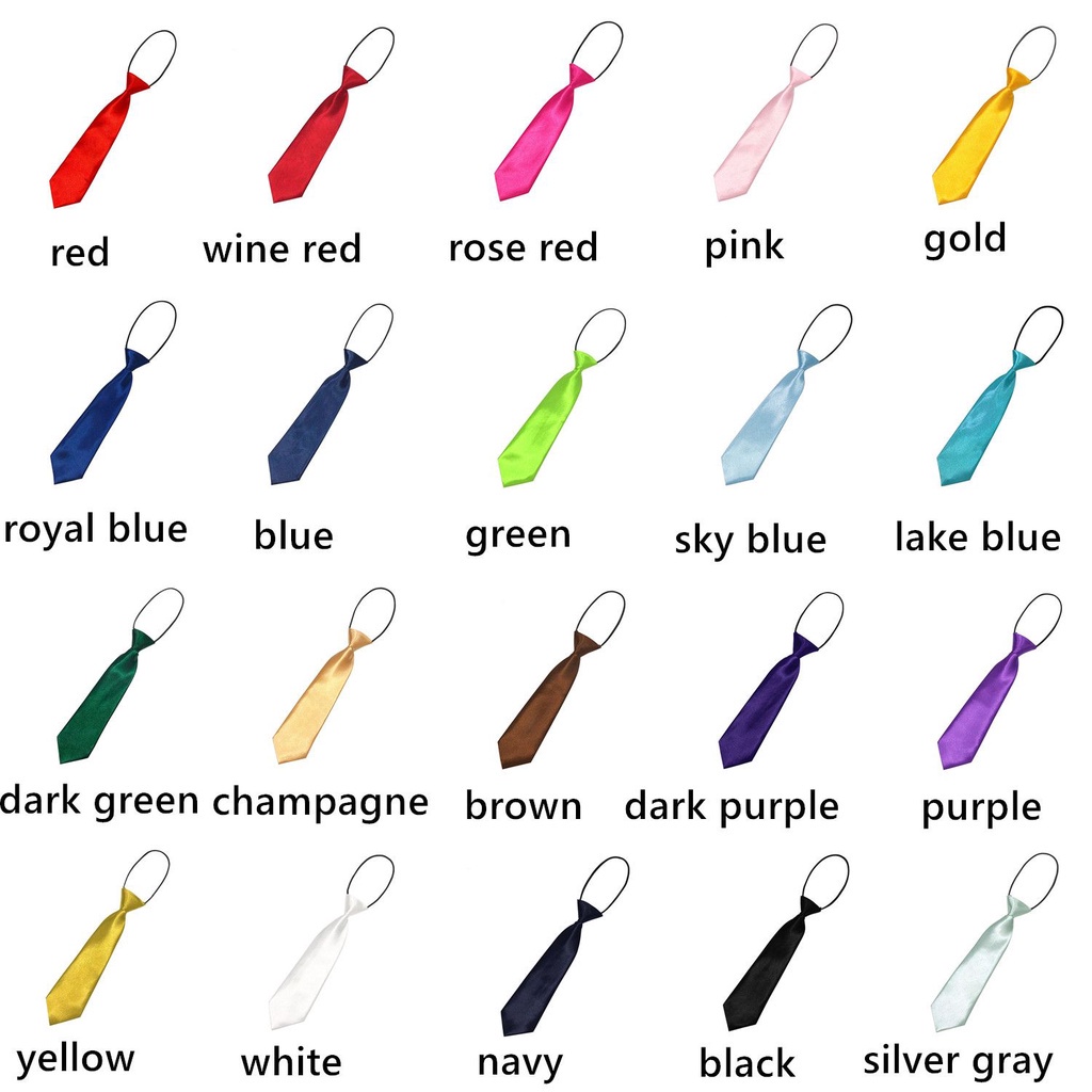 Cà vạt màu sắc cổ điển dành cho trẻ em