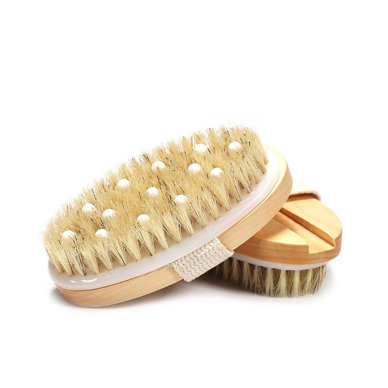 [Hàng mới về] Bàn chải massage tẩy tế bào chết cho cơ thể 2 trong 1 tiện dụng